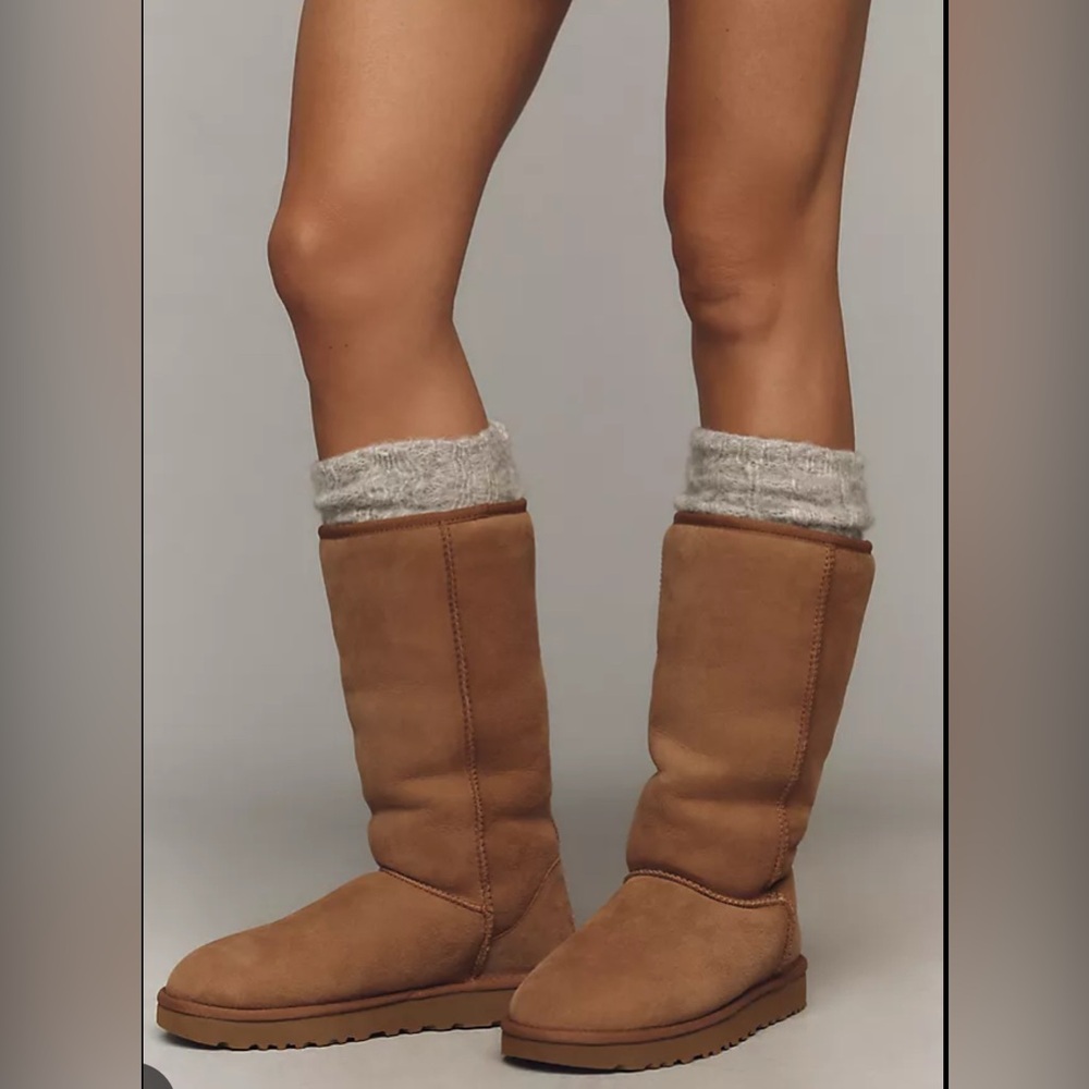 UGG Classic Tall II Genuine Shearling Lined Chestnut Boots